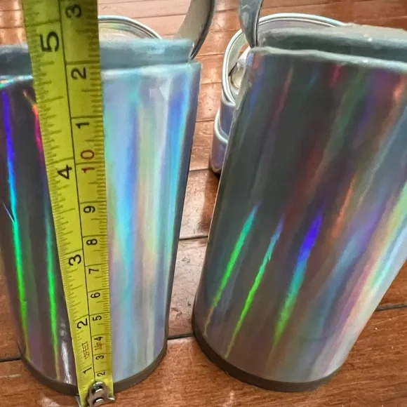 Steve Madden Iridescent Platform Heels - Picture 5 of 7